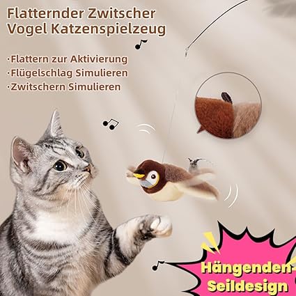 Flauschiger Vogel